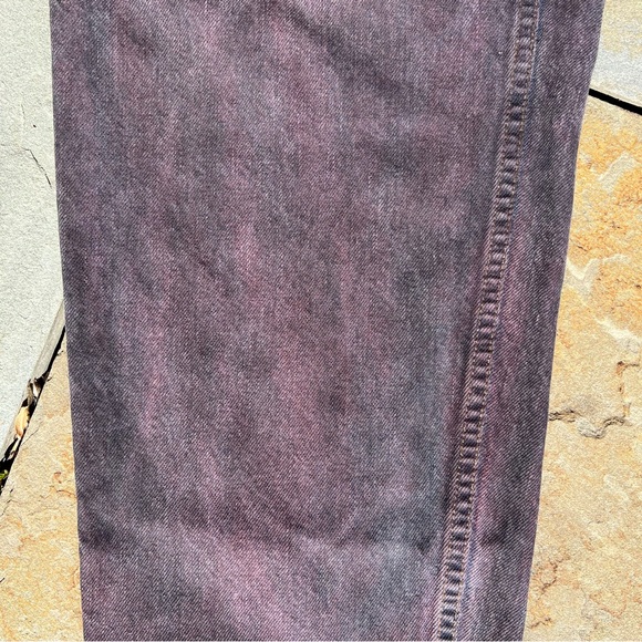 SOLD - Y2K Hand Dyed Baggy Distressed Jeans Reworked Upcycled - Picture 5 of 13
